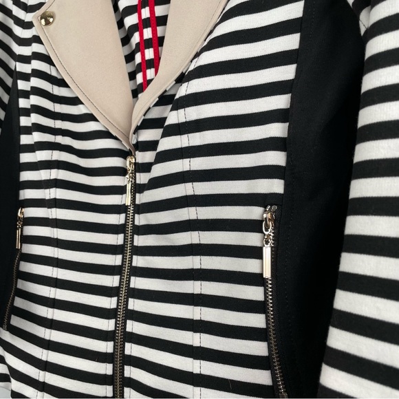 WHITE HOUSE BLACK MARKET BLAZER | Black/White/Tan | Size 6 - Picture 4 of 4